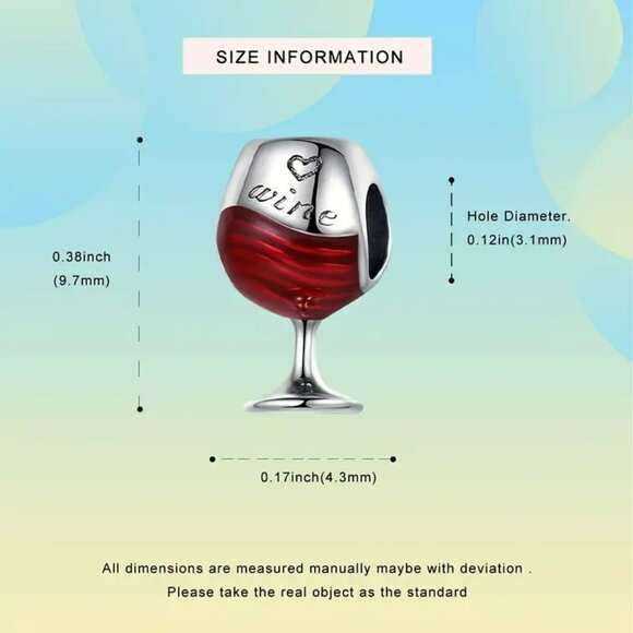 Wine Glass Charm (SKU #3030) - Picture 2 of 7